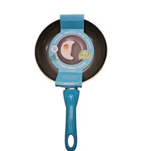 GreenLife Ceramic Non-Stick 8" Open Frypan/Skillet Turquoise New
